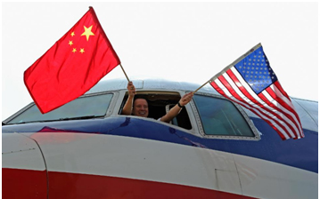 美国商务部採取了行动以恢復美中航班的公平竞争 美国缩减中国航空禁令允许每週两次航班的平衡机会