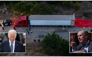 從墨西哥越境進入美國聖安東尼奧的死亡移民已增加至50人 德州州長阿博特指責拜登總統移民政策導致50名移民的死亡