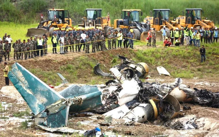 尼泊尔加德满都机场坠机造成 18 人死亡