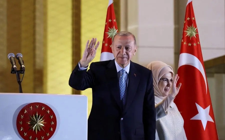 土耳其總統埃爾多安在20年統治的選舉中再次獲勝