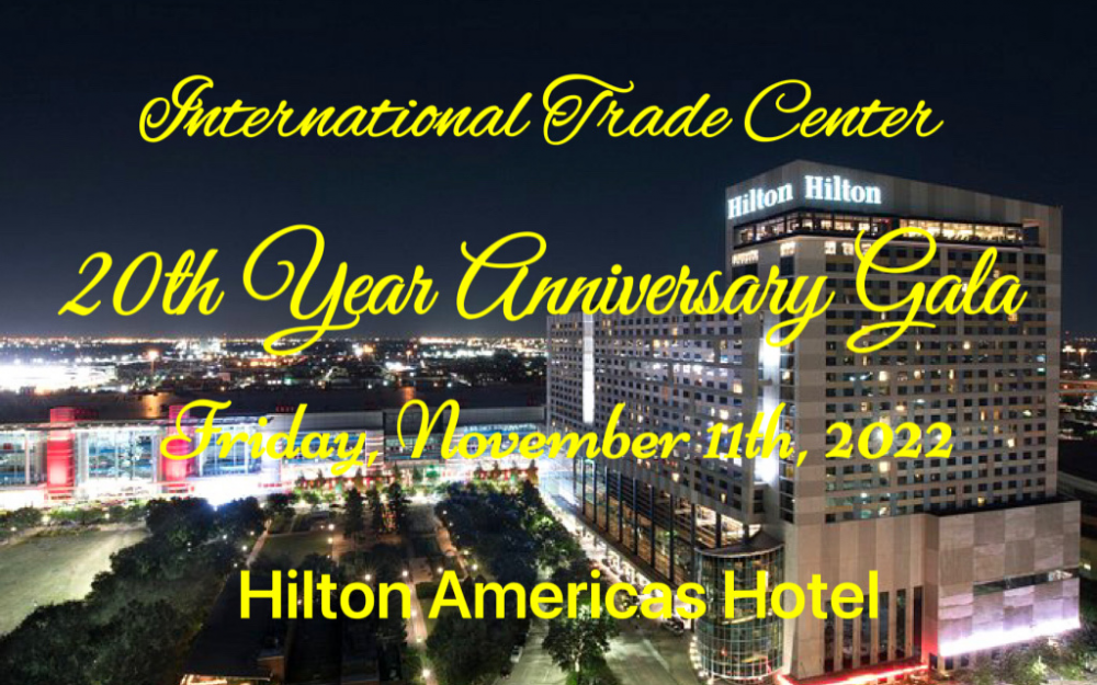 國際貿易中心11月11日希爾頓美洲酒店舉行成立20周年盛大慶典  趙小蘭部長出席
