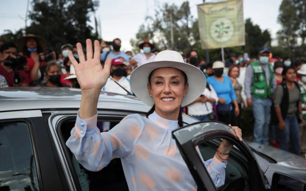 墨西哥女科学家辛鲍姆有可能成为首位女总统