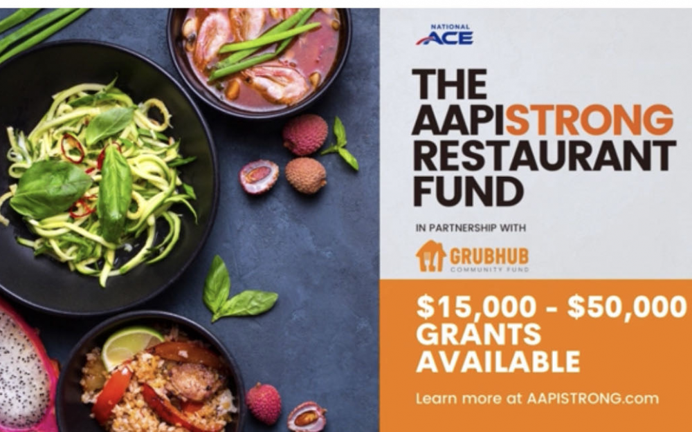 AAPISTRONG 亚太裔餐厅资金补助  今年申请时间延至 9月 4 日截止
