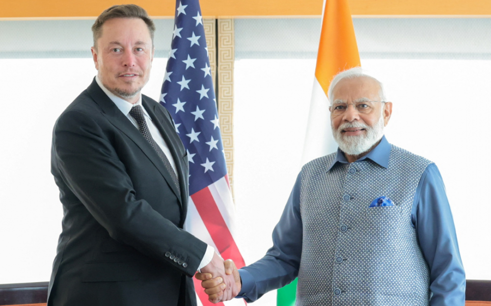 特斯拉首席執行官馬斯克與莫迪會面後著眼于在印度進行重大投資