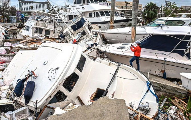 美国有史以来最严重的颶风伊恩在美已造成至少77人死亡