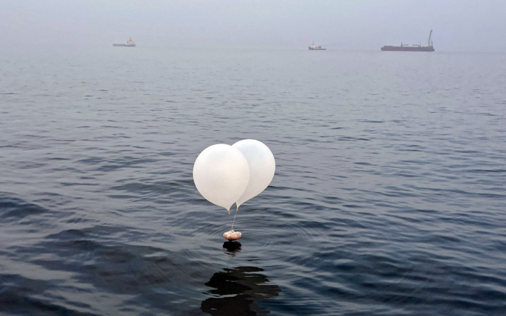 韓聯社：北韓再施放300多個垃圾氣球