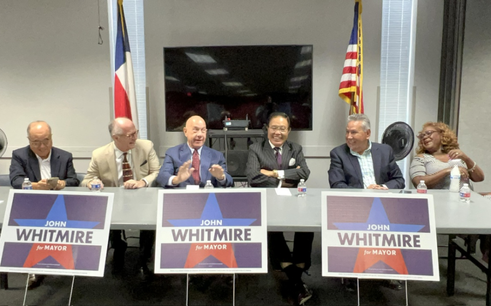 休斯顿各族裔领袖呼吁民众联合起来     送惠特迈尔入主市政厅