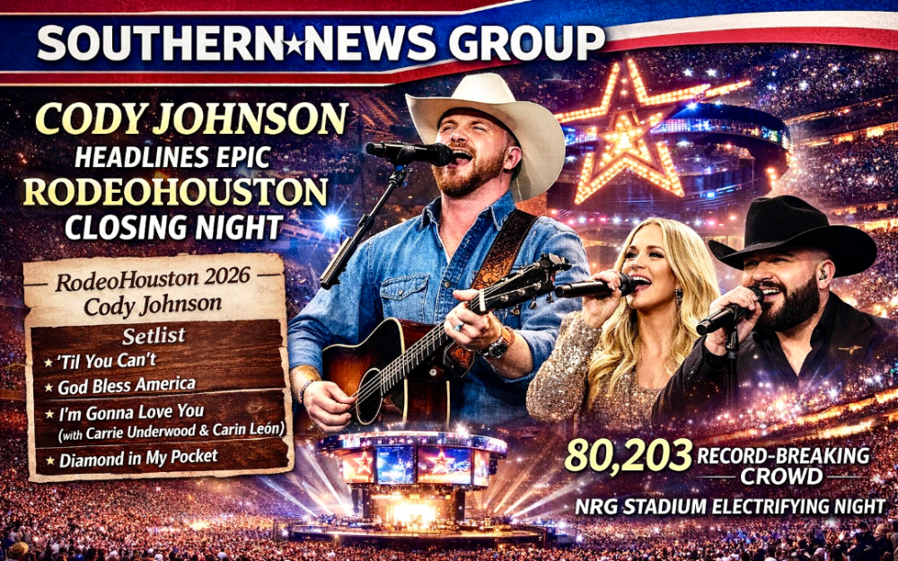 德州之声封顶荣耀之夜Cody Johnson压轴引爆休斯顿牛仔节闭幕式