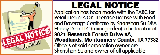 LEGAL NOTICE