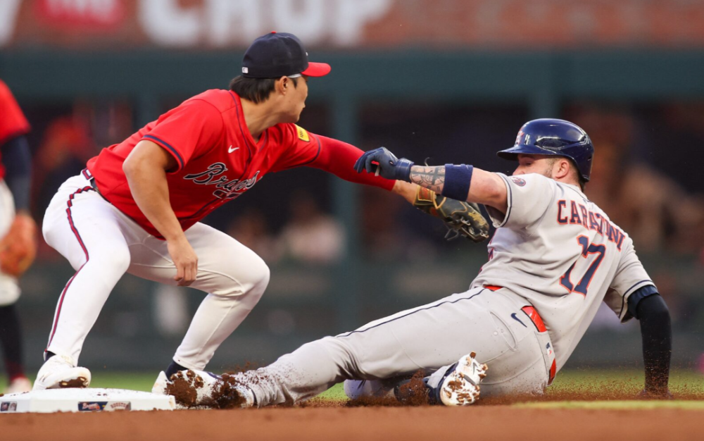 太空人隊希望在對陣勇士隊的比賽中保持季後賽的步伐。Astros look to keep playoff pace against Braves