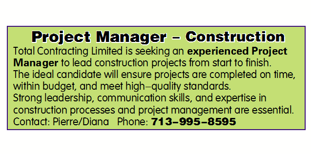 Project Manager - Construction