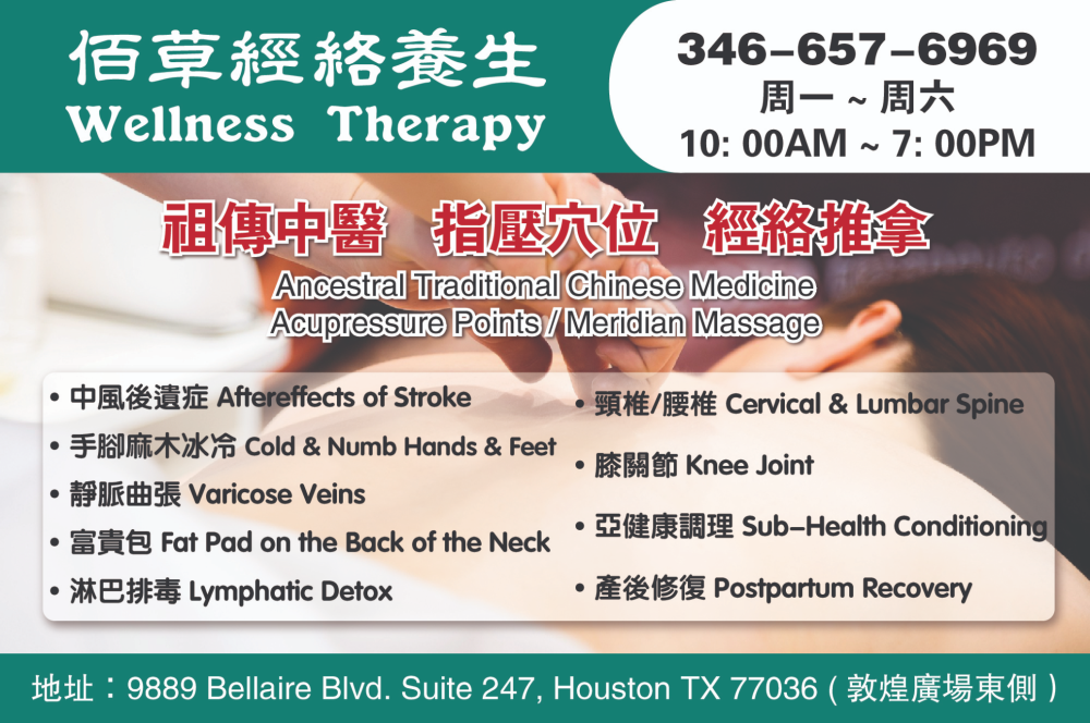 Wellness Therapy 佰草经络养生