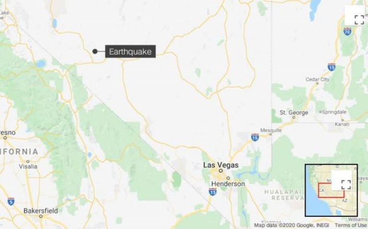 美國內華達州發生6.5級地震，大地搖搖欲墜
