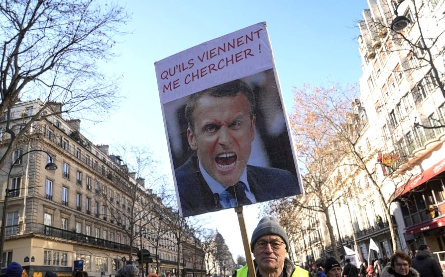 法国抗议马克龙的养老金改革计划又一天全国大罢工