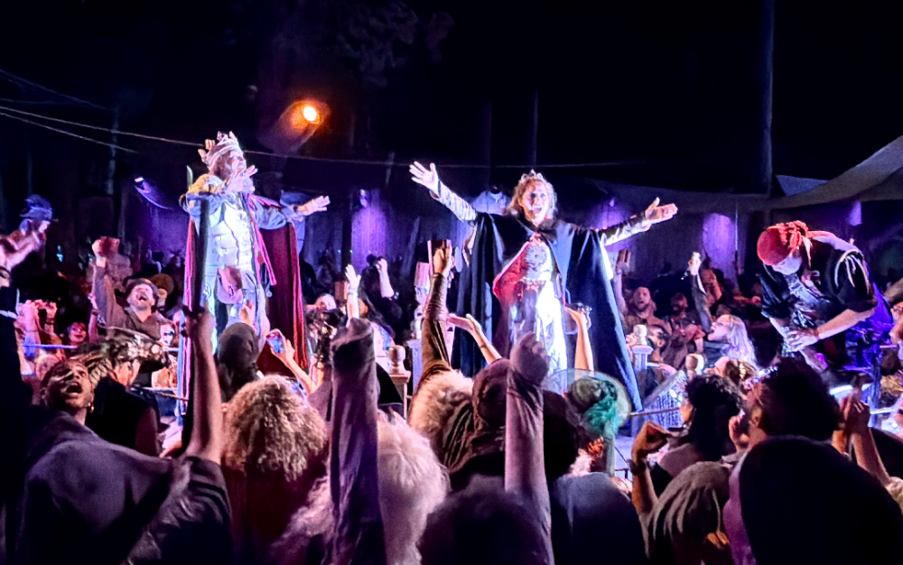 德克萨斯文艺复兴节的璀璨狂欢——火光与乐章交织之夜