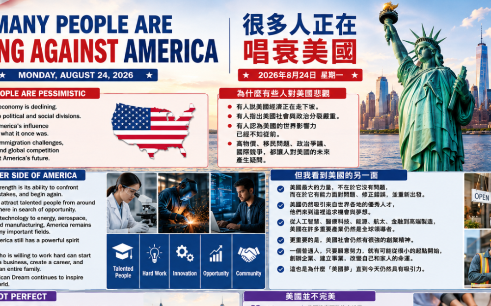 很多人正在唱衰美國