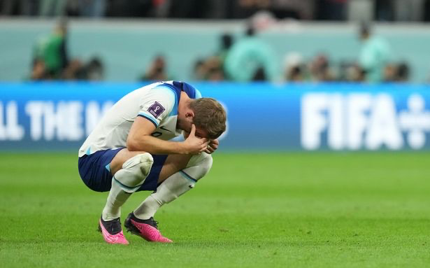 英格兰队长的罚球诅咒再袭    世界杯四分之一决赛三狮军团被淘汰出局