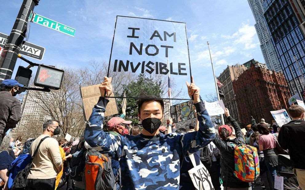 亞裔人民大團結全美60城市民眾群起抗議反亞裔暴力