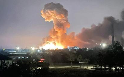 俄罗斯入侵乌克兰    首都基辅遭空袭