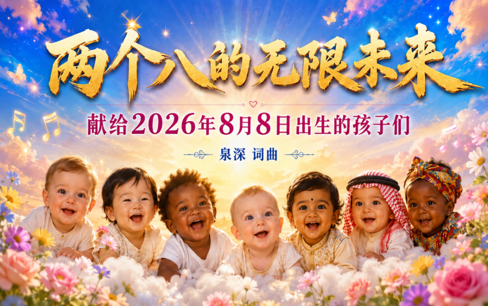 原創歌曲《雙八無限》——獻給2026年8月8日出生的孩子們