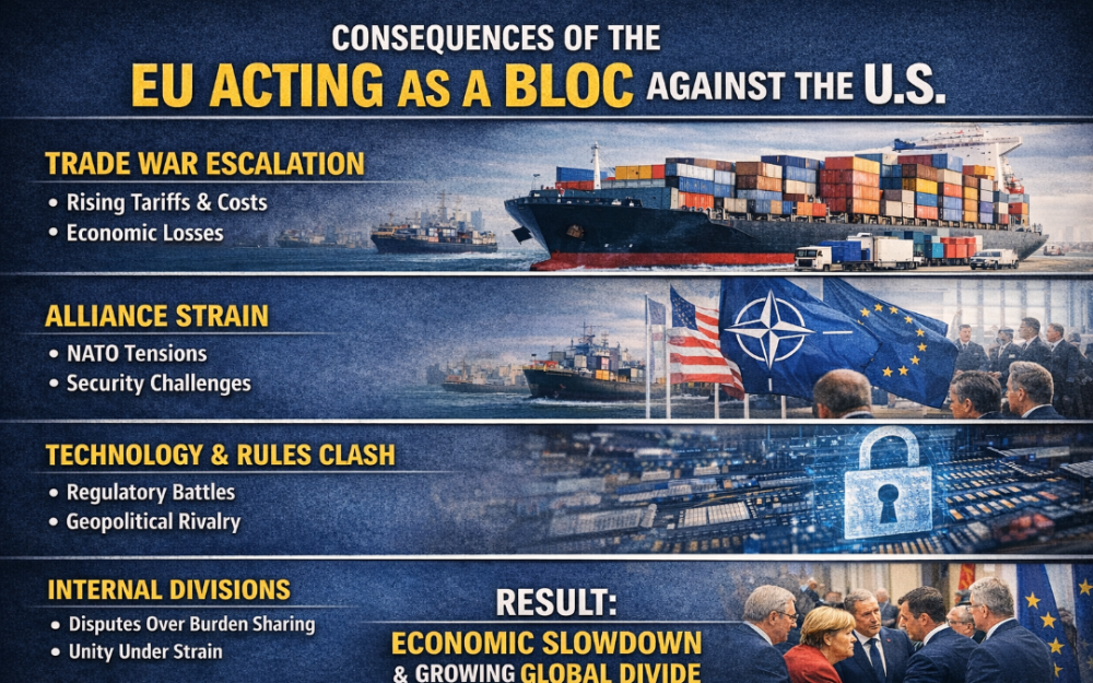 歐盟集體對抗美國之後果