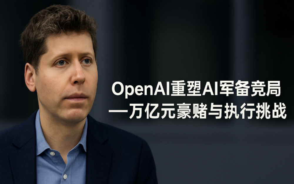 OpenAI重塑AI军备竞赛格局 —— 万亿美元豪赌与执行挑战并存