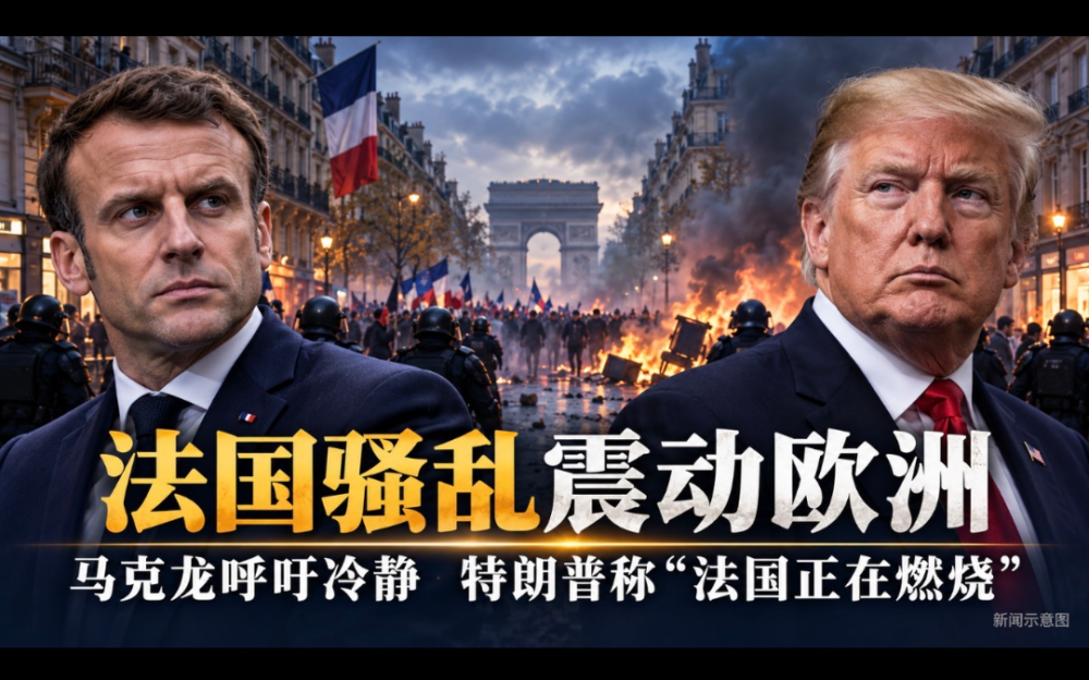 法国爆发近年来严重骚乱：约2400人被捕，马克龙呼吁冷静，特朗普称“法国正在燃烧”