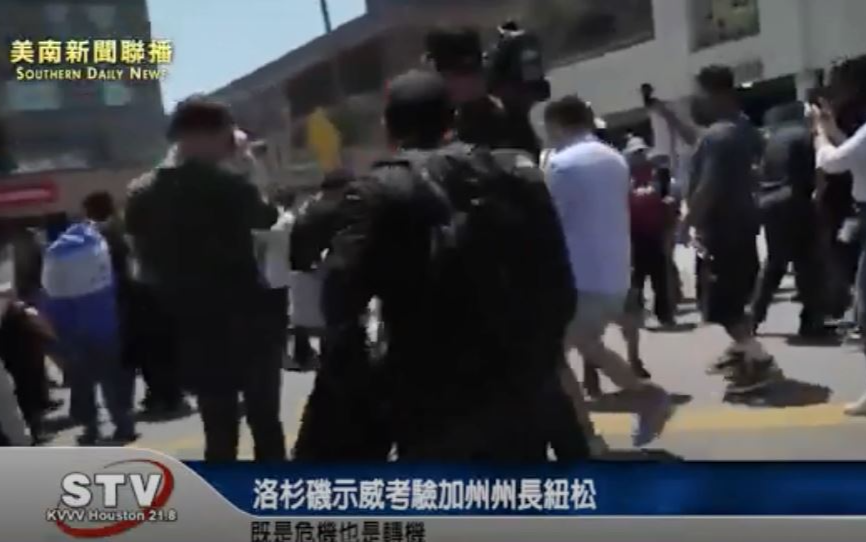 洛杉磯示威考驗加州州長紐松 既是危機也是轉機
