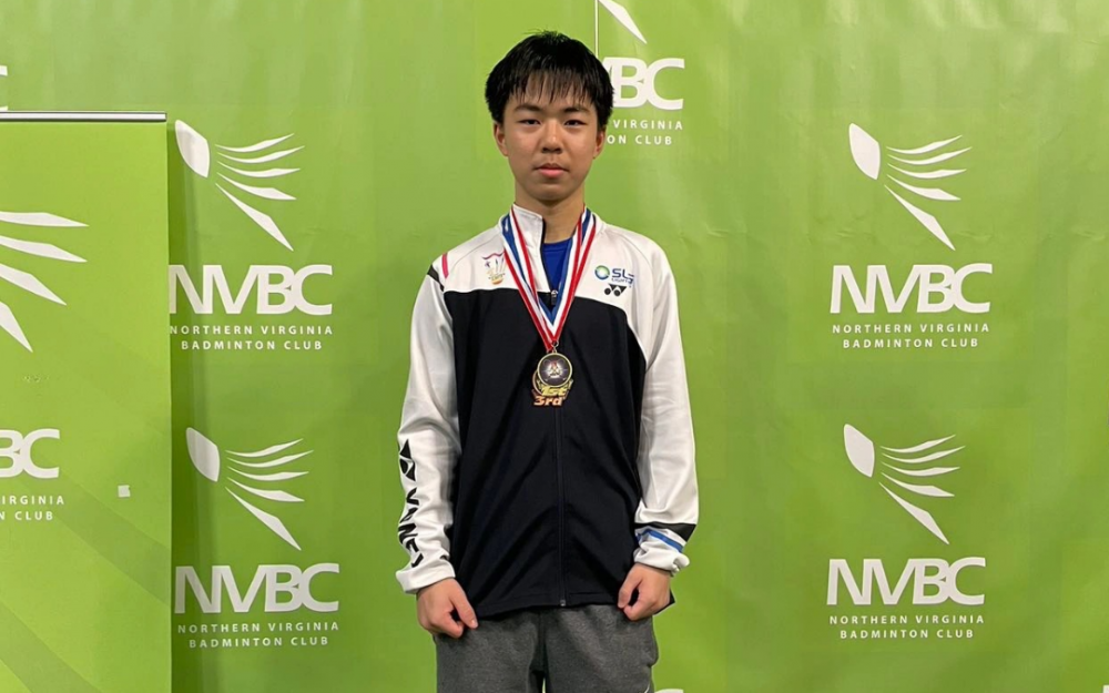 糖城14歲初中生Mark  Wu吳文虎勇奪全美青少年羽毛球公開賽全國冠軍