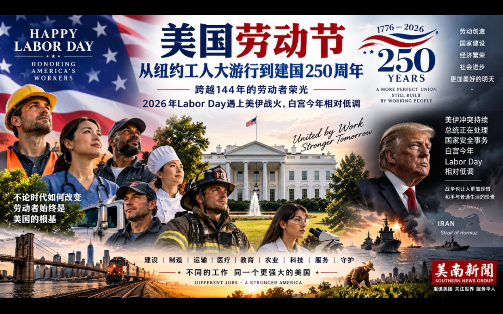 美國勞動節：從紐約工人大遊行到建國250周年