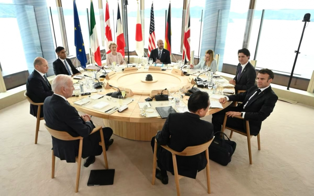 G7國家元首加強對俄羅斯的制裁以努力減緩俄烏戰爭