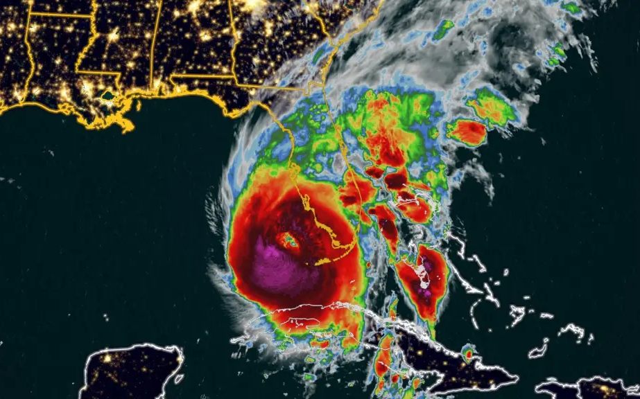 飓風“艾達利亞”成爲“史無前例”的 4 級風暴    威脅佛羅裏達州