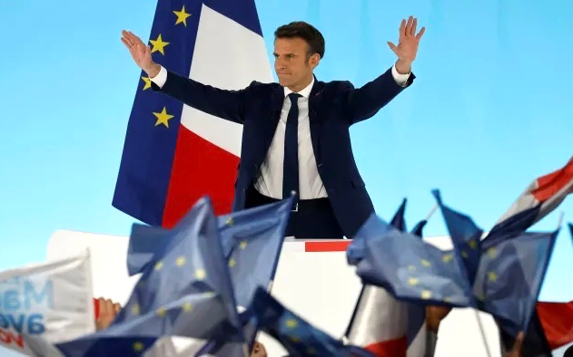 马克龙再次当选法国总统    成为20年来首位法国连任总统
