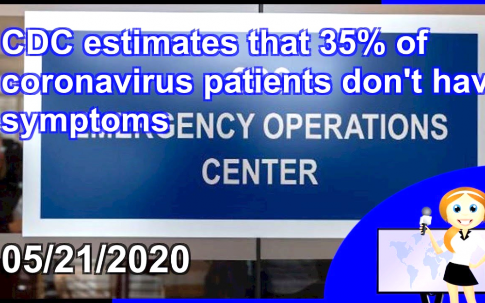 CDC估計35％的冠狀病毒患者沒有症狀  但仍具有傳染性