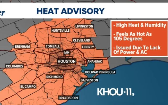 休斯頓高溫警報，陽光長者活動中心爲老人提供避暑場所