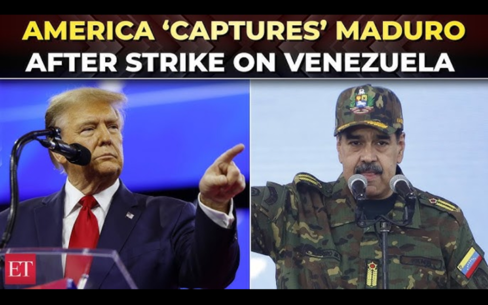 美国称在大规模军事打击后“控制”委内瑞拉总统马杜罗