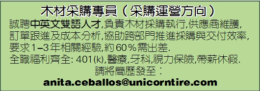 木材采購專員（采購運營方向）
