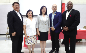 休士顿双十国庆筹备会正副主委换届 洪良冰、林焌轩高票当选