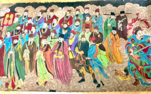 從青龍到金龍，從白虎到金果——張大千《朝元圖》中宇宙秩序的重寫與創新