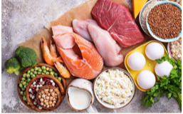 许多食物都含有蛋白质但我们应该摄取完全蛋白质