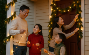 把家点亮：圣诞灯布置有技巧，全家一起做的节日仪式感与机会教育