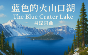奇特的火山口湖，唤醒我心中的碧蓝——歌曲《蓝色的火山口湖》创作灵感