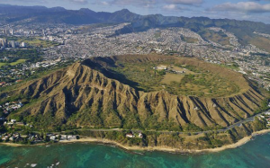 勇攀金色台阶   穿越黑暗隧道   登上钻石头顶峰    遥望檀香山美景