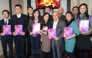 「拓连科技」（Noodle Inc. ）总裁张敏君召开记者会 介绍该公司营运总部从加州搬来休士顿的营运计划