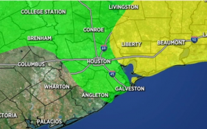 德州東南部將連日降雨,小心淹水!