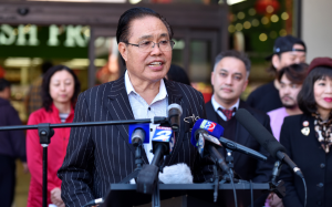 德州州议员吴元之中国城举行记者招待会  宣布德州没有新冠病毒肺炎