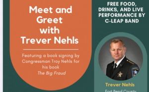 福逼郡郡长候选人Trever Nehls十月八日晚将举行见面会& 签书会