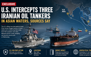 美軍攔截叁艘伊朗油輪　中東局勢外溢至亞洲海域引發關注