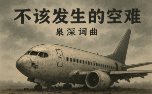 歌曲《不该发生的空难》创作背景