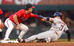 太空人隊希望在對陣勇士隊的比賽中保持季後賽的步伐。Astros look to keep playoff pace against Braves